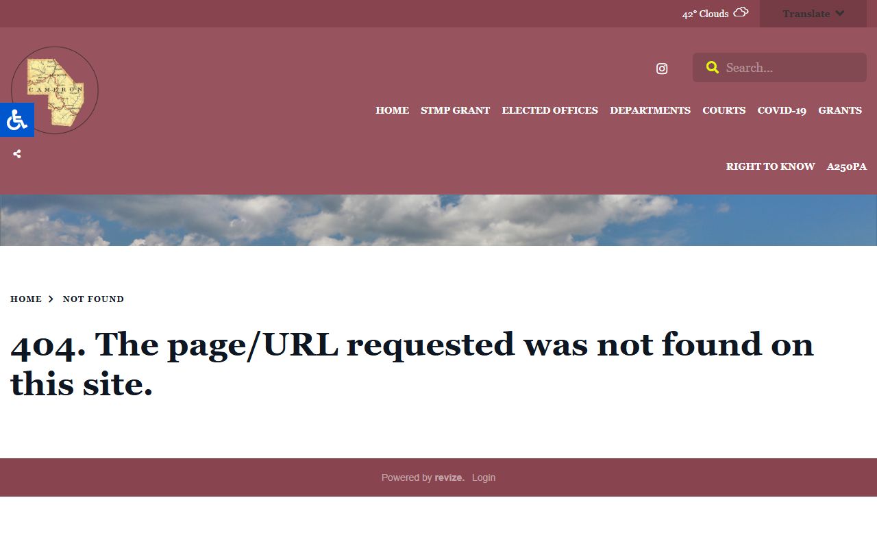 Cameron County Recorder of Deeds office for public property records