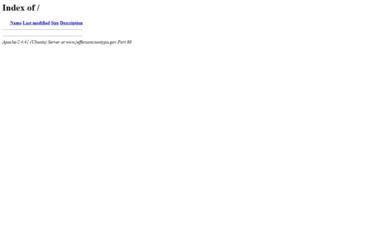 Jefferson County homepage for public records access